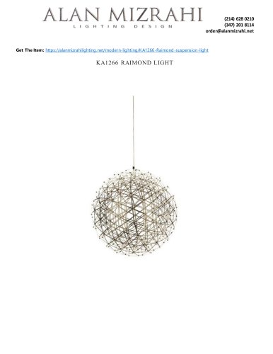 KA1266 RAIMOND LIGHT