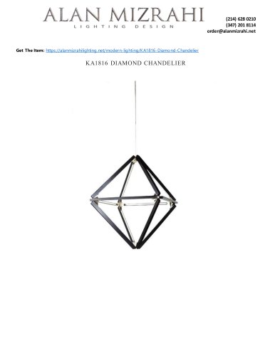 KA1816 DIAMOND CHANDELIER