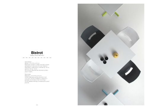BISTROT– Contract table