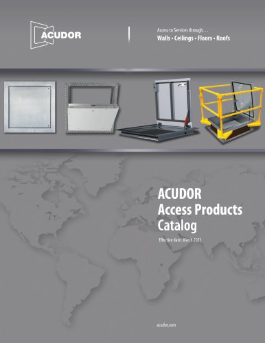 2021 ACUDOR CATALOG