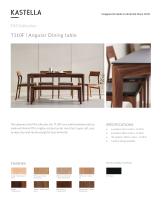 T110F Angular Dining table