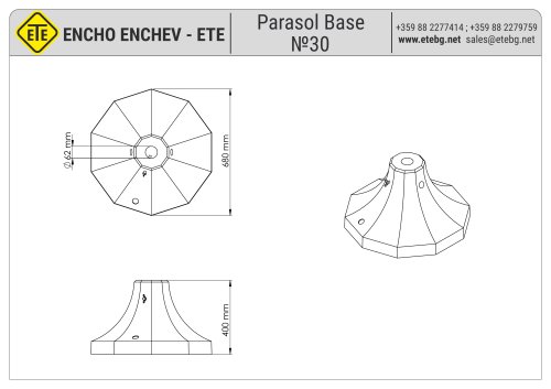 Parasol Base №30