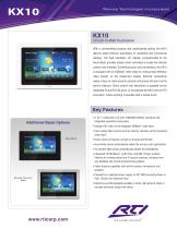 KX10 10 INCH IN-WALL TOUCHPANEL