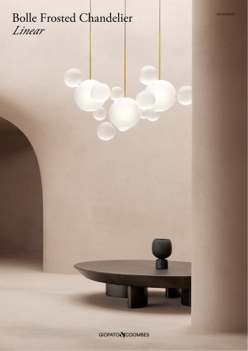 Bolle Frosted Chandelier Linear