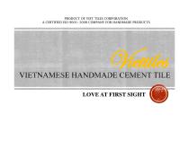 Viet Tiles - A Certified ISO 9001 Company for handmade cement tile