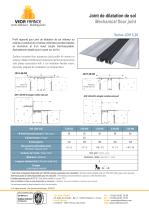 Mechanical floor joint - JDH 5.26