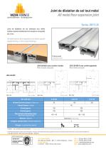 Seismic floor expansion joints - special flexible floors - JDH 6.26