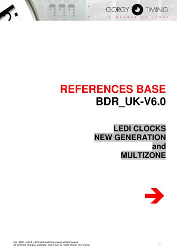 LEDI CLOCKS NEW GENERATION and MULTIZONE