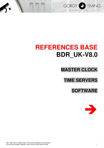 MASTER CLOCK TIME SERVERS SOFTWARE