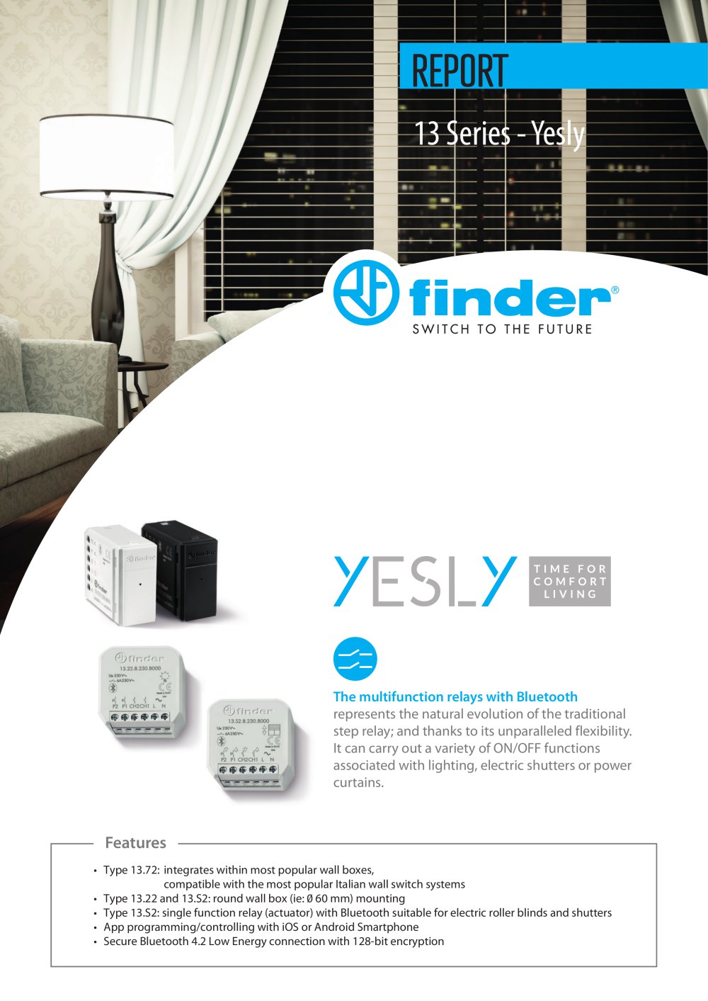 Type 13 YESLY - FINDER S.p.A