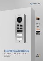 IP Video Door Station D1102V Surface-mount