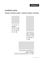 Standard - Absorbers | Doble V - Absorbers | Doble H - Absorbers  Installation guide