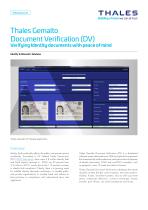 Thales Gemalto Document Verification (DV)