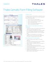 Thales Gemalto Form Filling Software