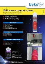 Silicone crystal clear