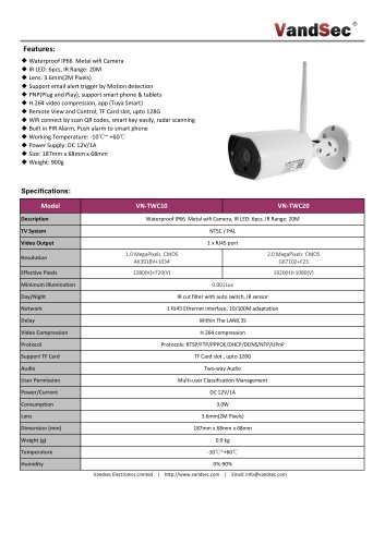 VN-TWC product sheet