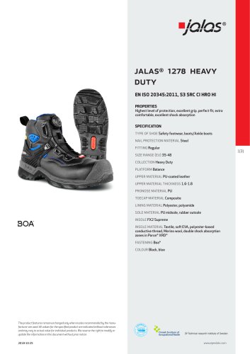 JALAS® 1278 Heavy Duty