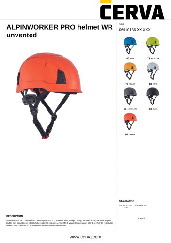 ALPINWORKER PRO helmet WR unvented