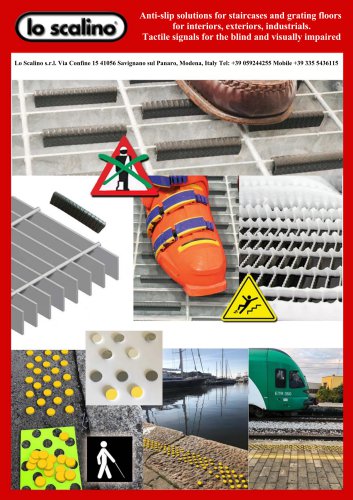 Anti-slip solution for safety grating