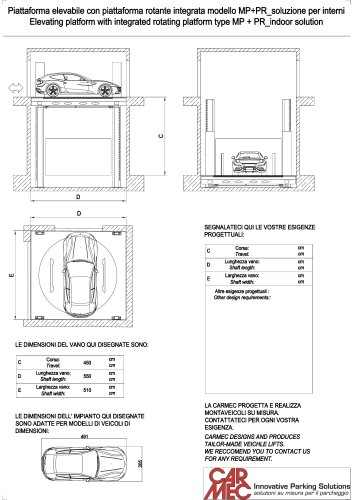 ROTATING CAR LIFT MPPR