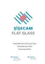 Temperable Solar Control Low-E Glass Temperable Low-E Glass Processing Guideline