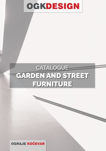 GARDEN AND STREET FURNITURE