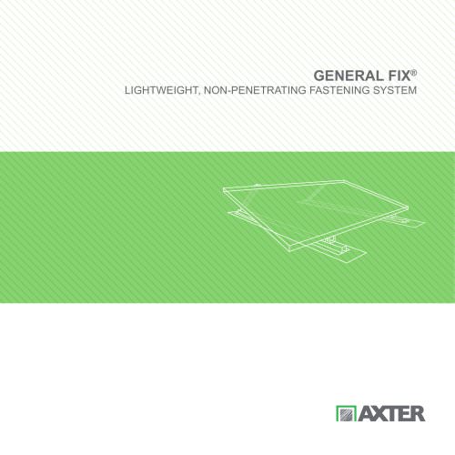 General Fix non-penetrating fixing system