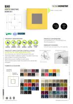 QUAD Acoustic Fabric Panel / Product Data Sheet