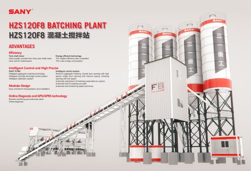 Concrete Batching Plant-HZS120F8