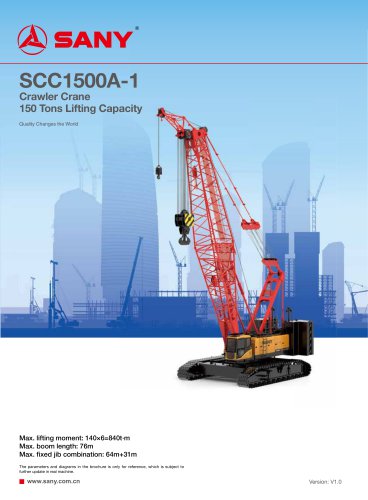 Crawler crane-SCC1500A-1