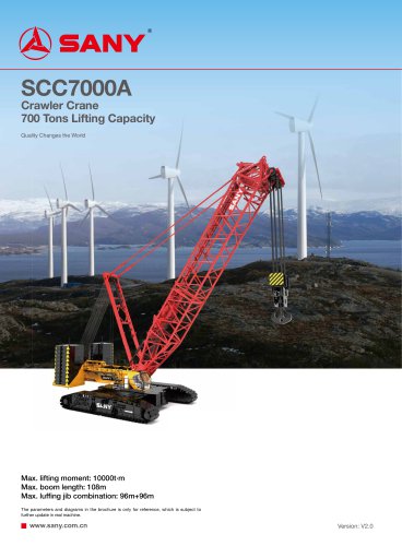 Crawler crane-SCC7000A