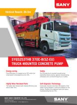 Truck-mounted Concrete Pump- SYG5253THB 370C-8(SZ-EU)