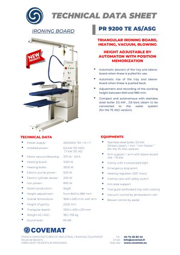 PR 9200 TE AS-ASGenglish