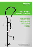 PRESTO CHEF® - Professional kitchen range