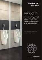 Presto SENSAO® - sensor urinals valves