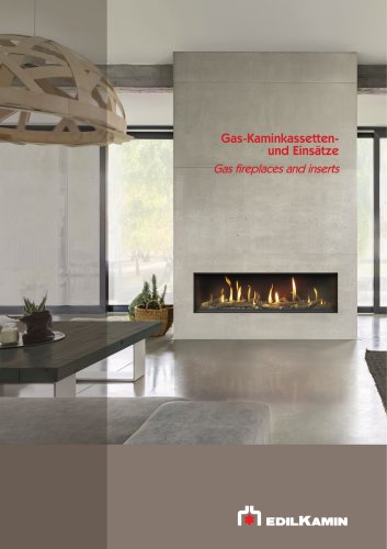 Gas fireplaces and inserts