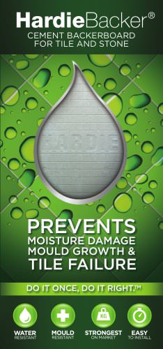 Interior:HardieBacker cement backerboard brochure