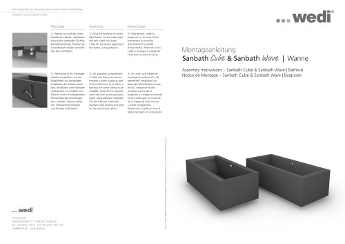 Sanbath Cube & SanbathWave | Wanne