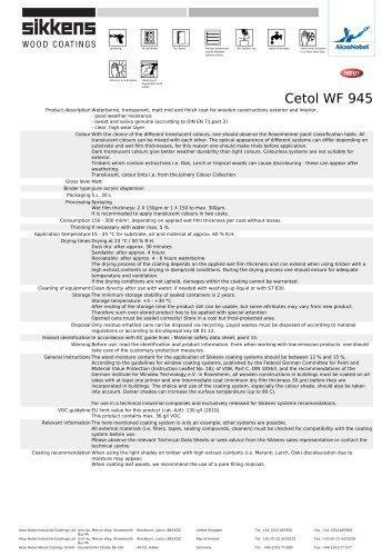 Cetol WF 945