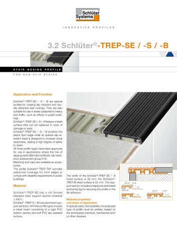 3.2 Schlüter® -TREP-SE / -S / -B