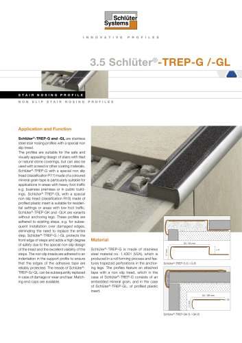 3.5 Schlüter® -TREP-G /-GL