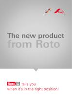 RotoQ tells you when it's in the right position!