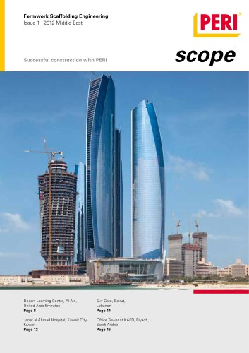 Formwork Scaffolding Engineering Issue 1 | 2012 Middle East