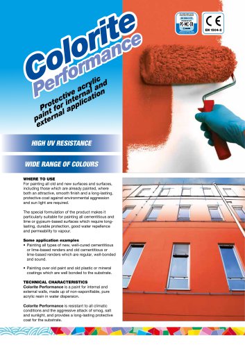 COLORITE PERFORMANCE