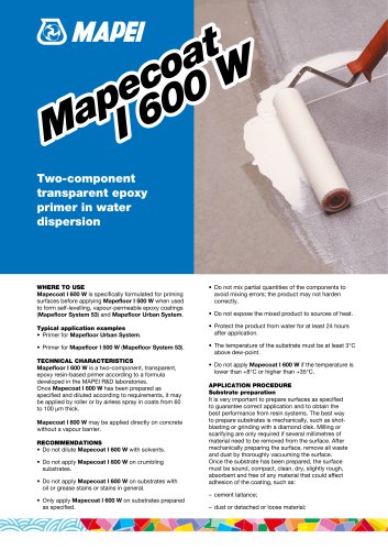 MAPECOAT I 600W