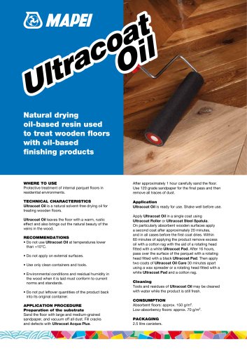 ULTRACOAT OIL