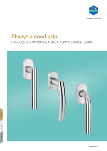 HANDLES FOR WINDOWS AND BALCONY/TERRACE DOORS