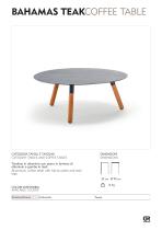 Bahamas Teak Coffee Table