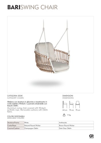 Bari Swing Chair