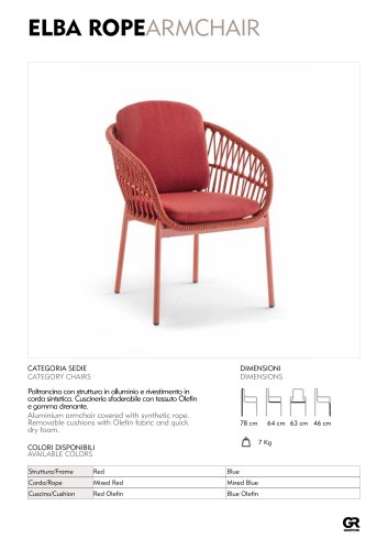 Elba Rope Armchair